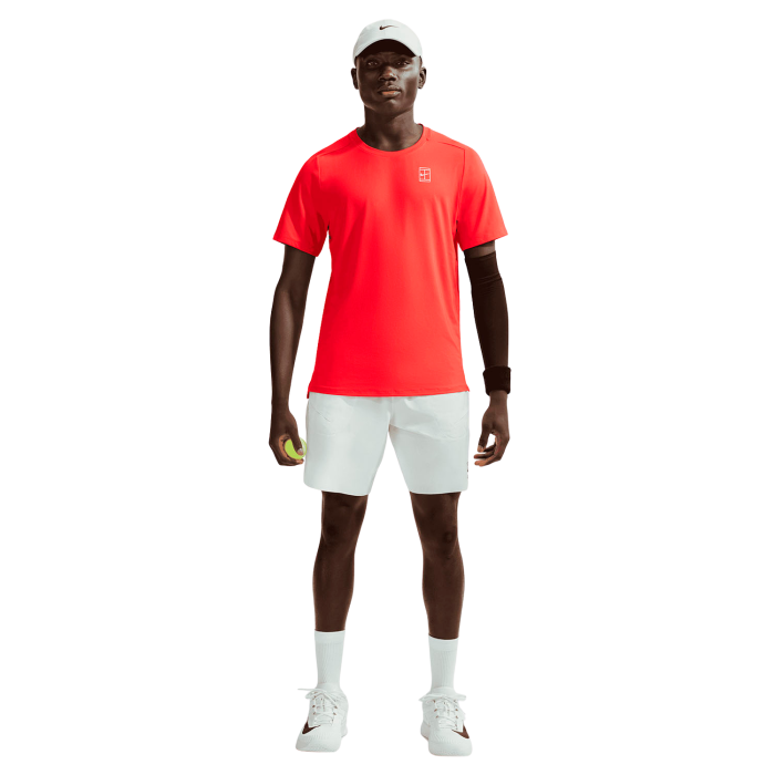 Tricou Tenis Nike Barbati Advantage Crew Chile Red/White [2]