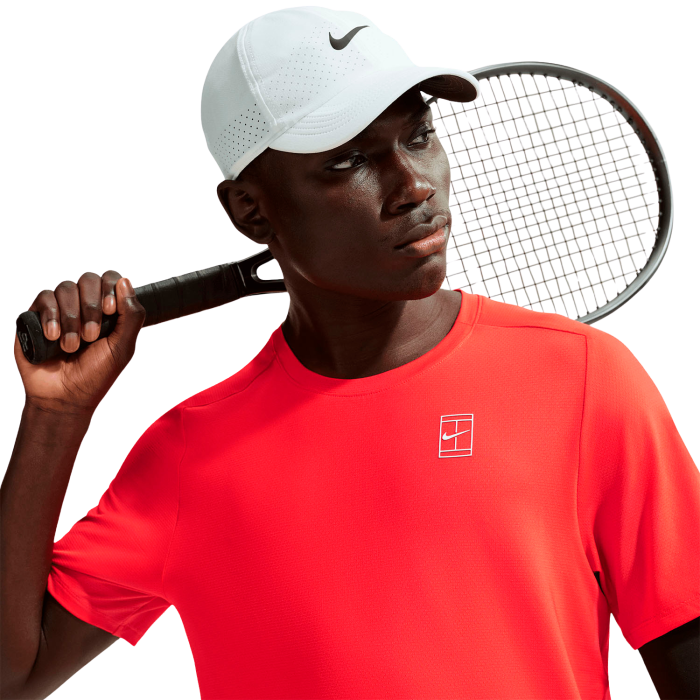 Tricou Tenis Nike Barbati Advantage Crew Chile Red/White [3]