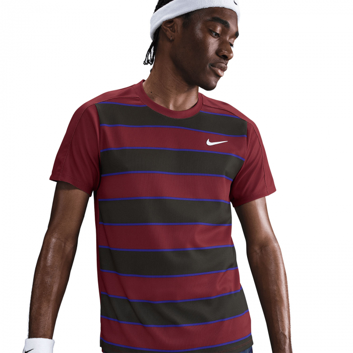 Tricou Tenis Nike Barbati Df Adv Dark Red [2]