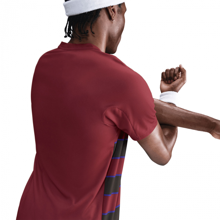 Tricou Tenis Nike Barbati Df Adv Dark Red [4]