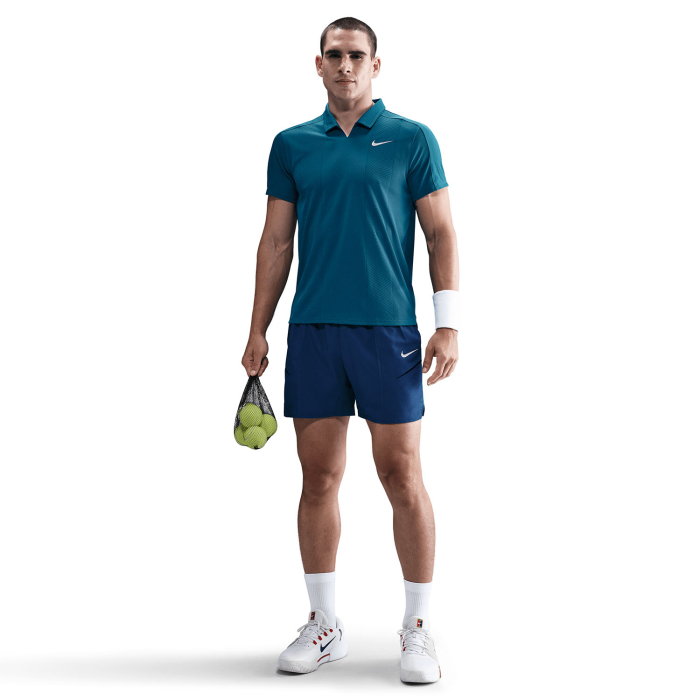 Tricou Tenis Nike Barbati Dri-FIT ADV Slam Polo Green Abyss [5]