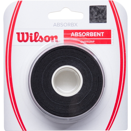 Accesorii tenis de camp - Wilson Overgrip Absorbx Black
