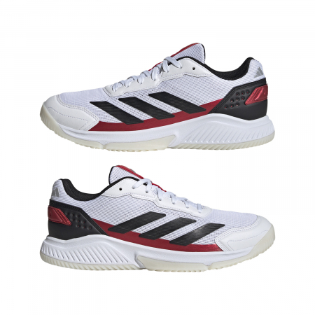 Adidas Pantofi Courtquick Padel Alb/Rosu [4]
