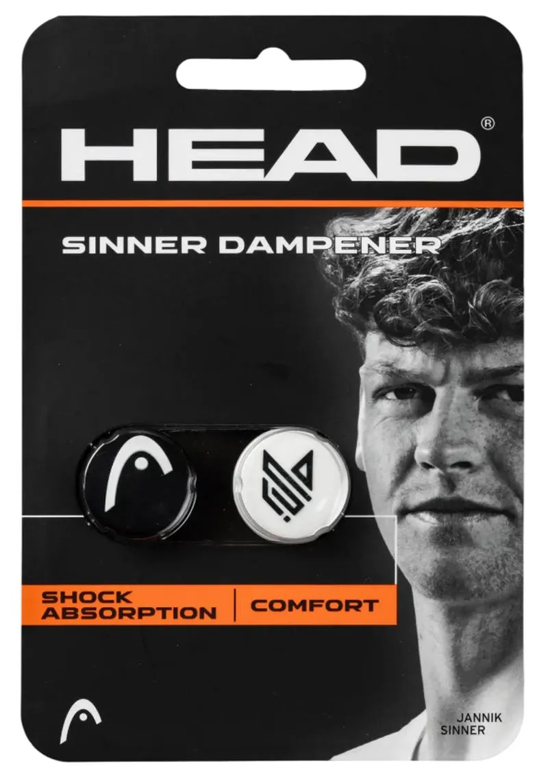 Tenis de camp - Antivibrator Head Sinner X2 White/Black