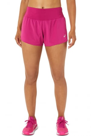 Pantaloni alergare - ASICS SHORT ROAD 3.5IN FUCHSIA RED