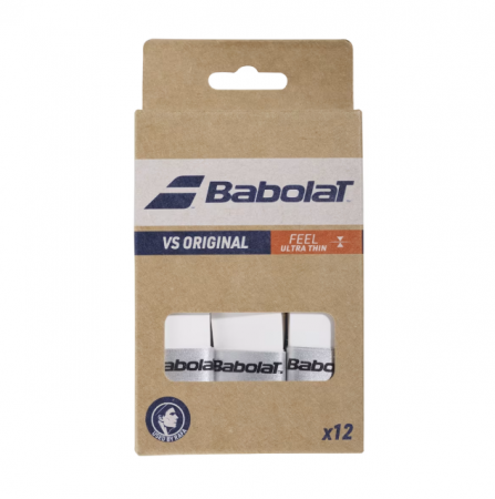 Accesorii tenis de camp - Overgrip Babolat VS Original x12 Alb