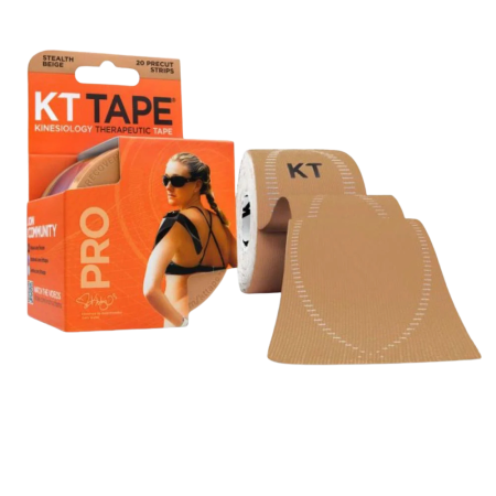 Tenis de camp - Banda Kinesiologica KT Tape Pro Synthetic Precut Stealth Beige
