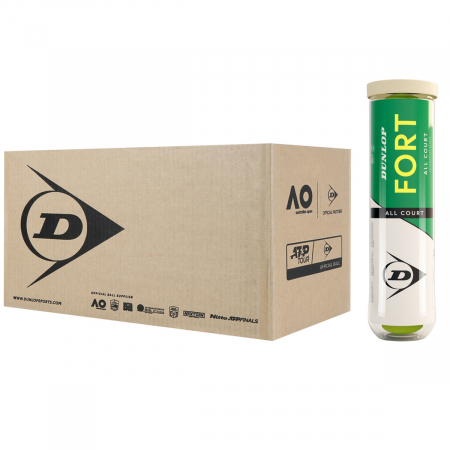 Mingi tenis - Dunlop Fort All Court Bax 18x4 Mingi Tenis de Camp