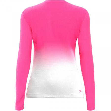Bluza Fata BIDI BADU Crew Gradiant Roz Alb [1]
