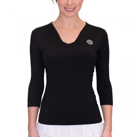 BLUZA BIDI BADU W CREW V-NECK Black [1]