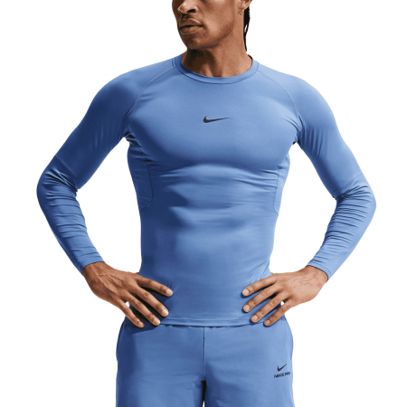 Imbracaminte tenis - Bluza Nike Barbati Pro Dri-FIT Indigo Storm