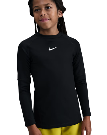 Imbracaminte tenis - Bluza Nike Copii Pro Dri-FIT Crewneck Black