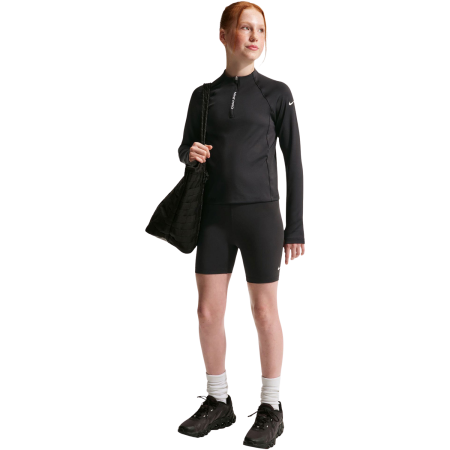 Imbracaminte tenis - Bluza Nike Copii Pro Dri-FIT Half-Zip Black
