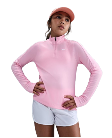 Imbracaminte tenis - Bluza Tenis Nike Copii Dri-FIT Blue Pink