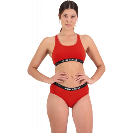 Bustiera merino Mons Royale BRA Retro Red [1]