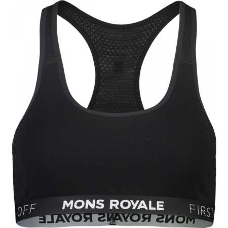 Bustiera merino Mons Royale W Sierra Sports Bra Black [0]