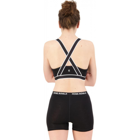 BUSTIERA MERINO X BACK STELLA MONS ROYALE BLACK [2]