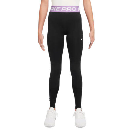 Imbracaminte tenis - Colanti Nike Copii Pro Dri-FIT Black/Violet Star