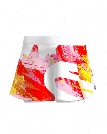 Fusta BIDI BADU Fata Wild Arts Printed Wavy Alb/Multicolor [0]