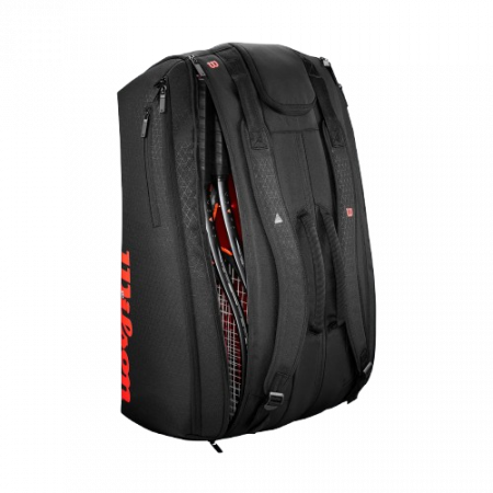 Geanta Tenis Wilson Clash V3 15PK Black/Infrared [3]
