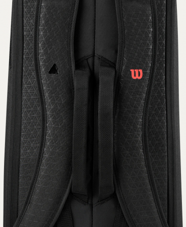 Geanta Tenis Wilson Clash V3 6PK Black/Infrared [6]