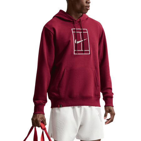 Jachete si Hanorace - Hanorac Nike Barbati Dri-FIT Felpa NY Team Red/Pale Ivory