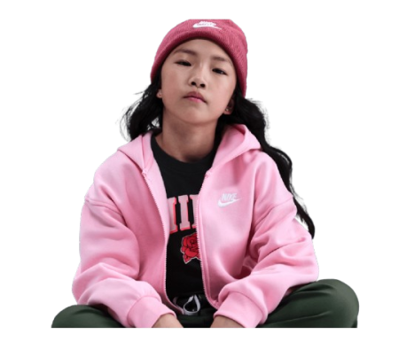 Hanorac Tenis Nike Copii Sportswear Club Full-Zip Fuchsia [2]