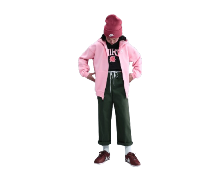 Hanorac Tenis Nike Copii Sportswear Club Full-Zip Fuchsia [3]
