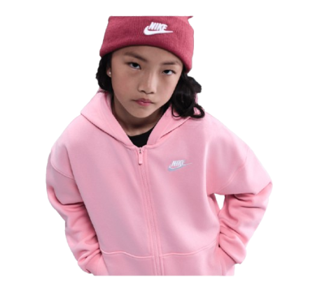 Imbracaminte tenis - Hanorac Tenis Nike Copii Sportswear Club Full-Zip Fuchsia