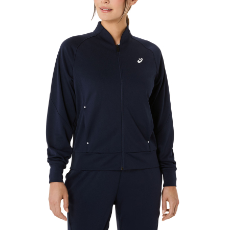 Imbracaminte tenis - Jacheta Asics Femei Court Warm-Up Midnight