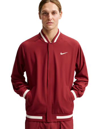 Imbracaminte tenis - Jacheta Nike Barbati Dri-FIT Team Red/Pale Ivory