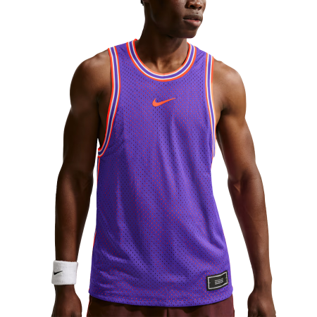 Tricouri - Maiou Tenis Nike Barbati Court Slam Dri-FIT Reversibil Dark Concord/Bright Crimson