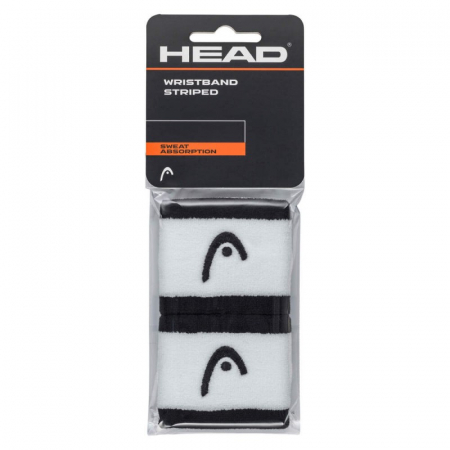 Mansete Tenis Head 2.5 Black/White [1]