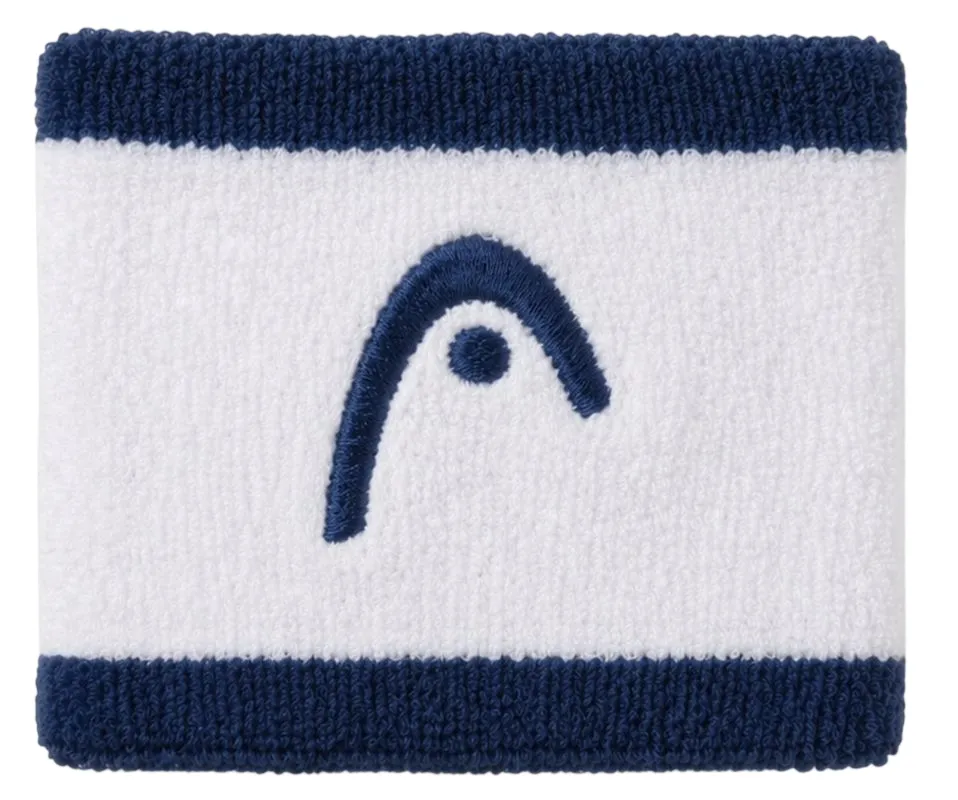 Tenis de camp - Mansete Head 2.5 IN Navy/White