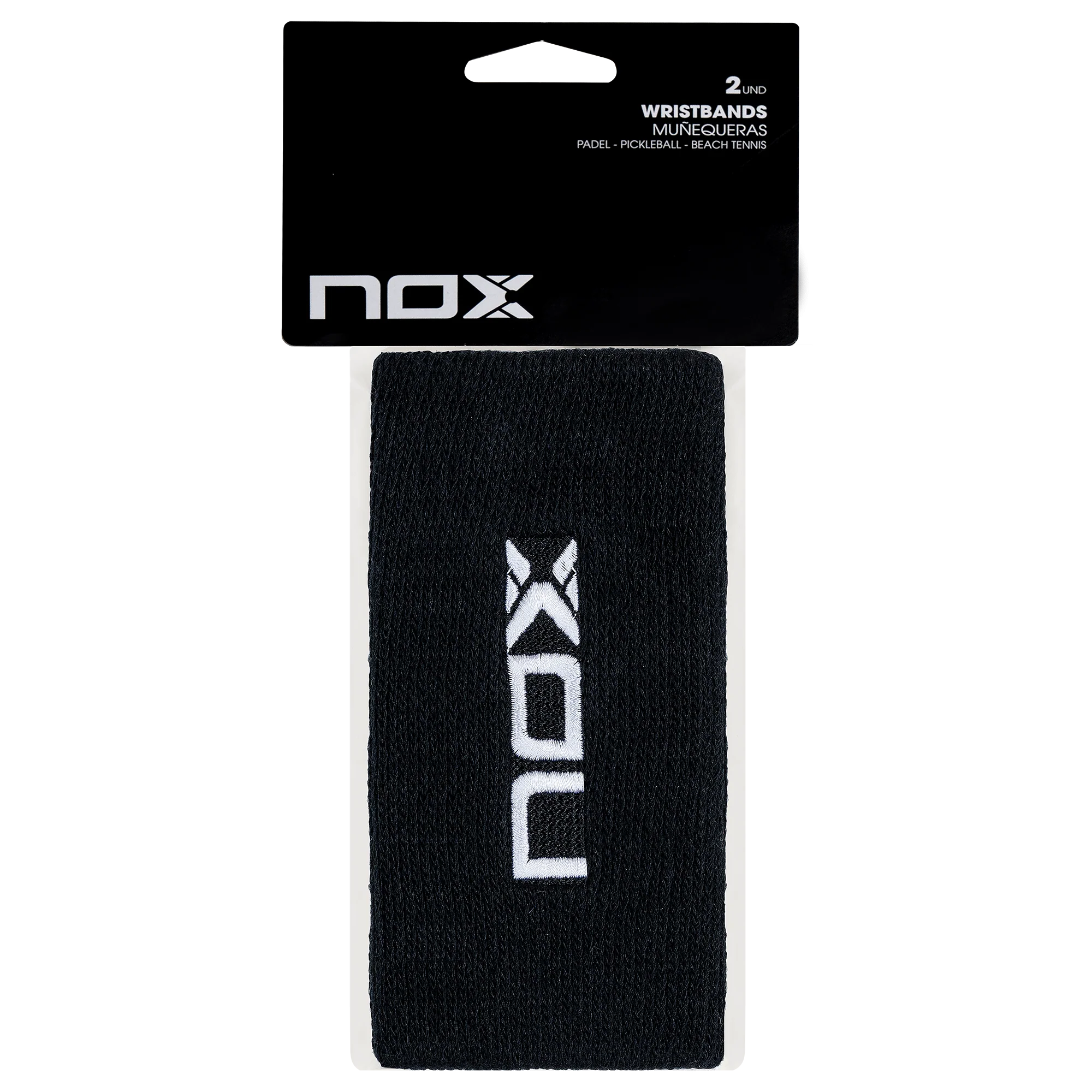 Tenis de camp - Mansete Nox Large X2 Negre