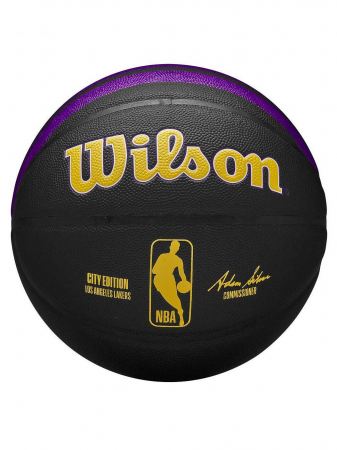Baschet - Minge de baschet WILSON Nba Team City Collector La Laker