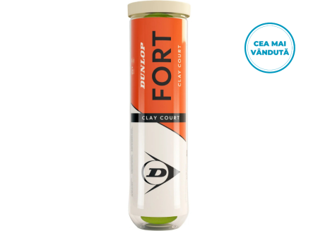 Tenis de camp - Mingi Dunlop Fort Clay Court 4/set