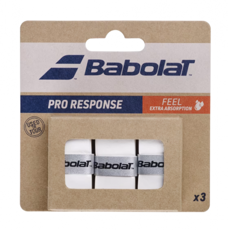 Gripuri si Overgripuri - Overgrip Babolat Pro Response - Alb x3