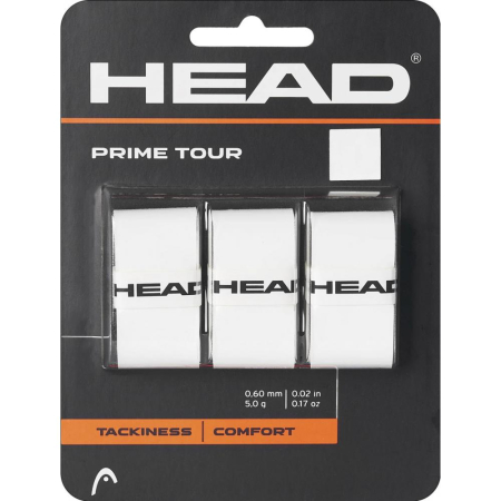 Gripuri si Overgripuri - OVERGRIP HEAD PRIME TOUR 3/SET-WHITE