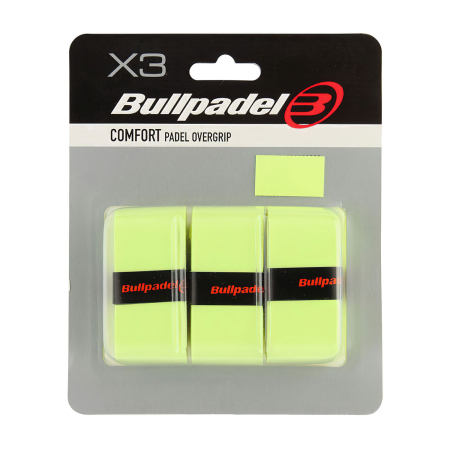 Padel - Overgrip Padel Bullpadel Comfort BP Amarillo Azufre Fluor
