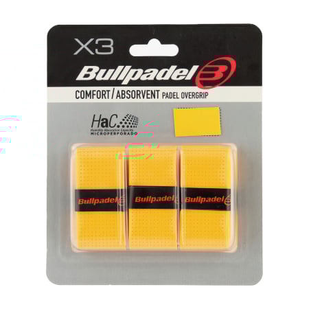 Padel - Overgrip Padel Bullpadel Perforate Yellow