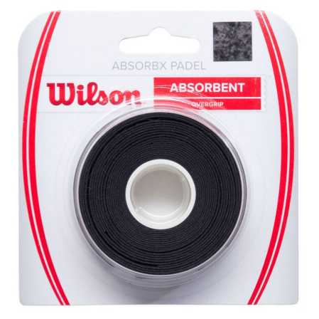 Gripuri Si Overgripuri - Overgrip Padel Wilson Absorbx Black