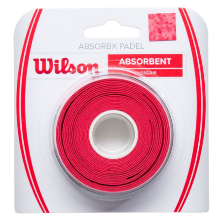 Padel - Overgrip Padel Wilson Absorbx Red