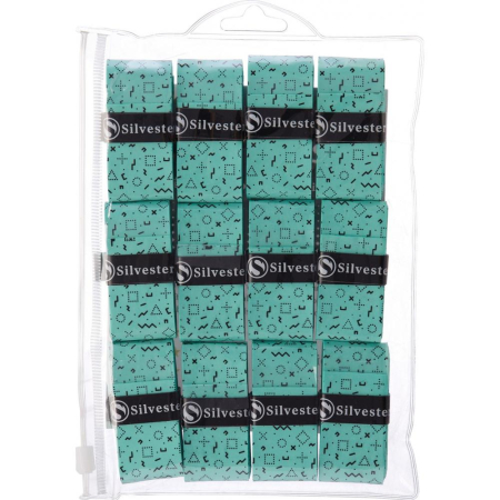 Accesorii tenis de camp - Overgrip Silvester Feel 12 Buc Minty Cool