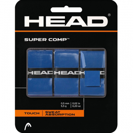 Accesorii tenis de camp - Overgrip Tenis Head Super Comp Blue