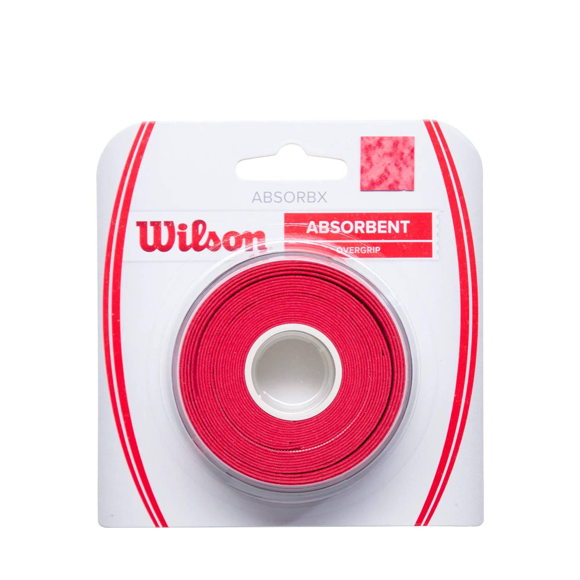 Tenis de camp - Overgrip Tenis Wilson AbsorbX Red 3 Buc
