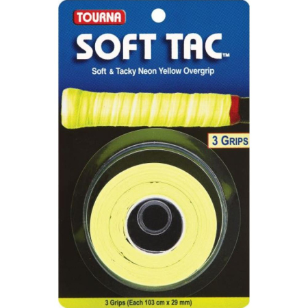 Tenis de camp - Overgrip TOURNA SOFT TAC Neon Yellow