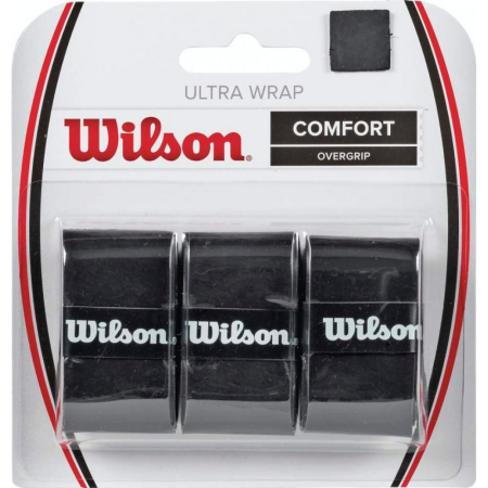 Accesorii tenis de camp - Overgrip Wilson Ultra Grip Wrap Black