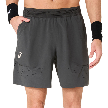 Imbracaminte tenis - Pantaloni Asics Barbati Match Laser Cut 7in Graphite Grey Night Energy