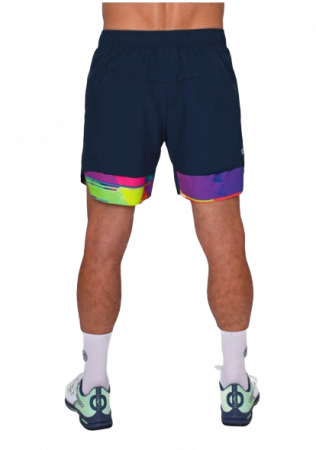 Pantaloni Bidi Badu Barbati Kaleido 7 Inch Albastru Inchis/Mix [3]
